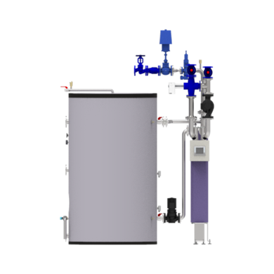 Bồn gia nhiệt nước nóng công suất cao hỗn hợp EHHE từ 50 - 2000 kW cho hệ nước hoặc hơi/vận hành nước