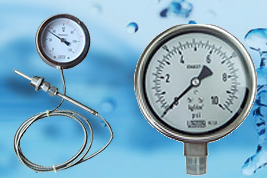 Đồng hồ đo áp suất và đồng hồ đo nhiệt độ dạng cơ hoạt động thế nào?